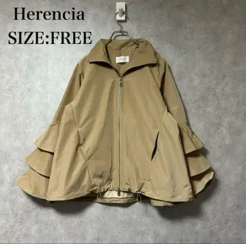 새상품급 헤렌시아 Herencia 프릴 소매 블루종 자켓