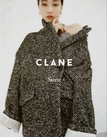 SuzuHirose x CLANE MIX COLOR OVER COAT 2