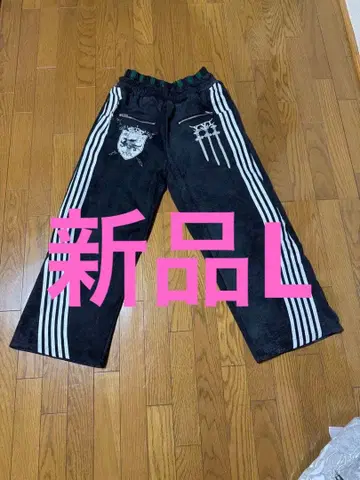 Cozy WORLD WIDE 블랙 조거 팬츠
