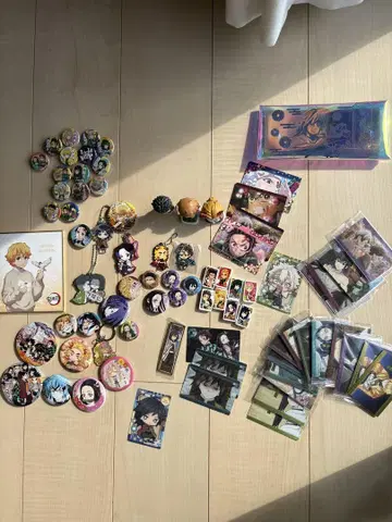 귀멸의 칼날 캔 배지 카드