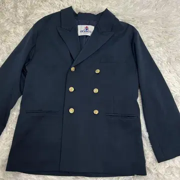GEVACO 네이비 더블 브레스트 자켓
