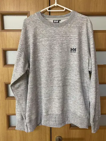 HELly HANSEN 그레이 백 프린트 트레이닝복 L 사이즈