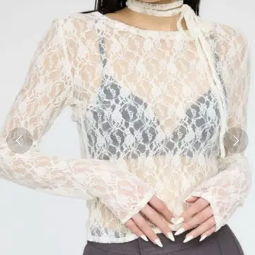 LAGUA GEM FLOR LACE 상의