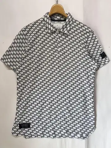 adidas 아디다스 골프 지오메트릭 프린트 피케 셔츠 코튼 XL