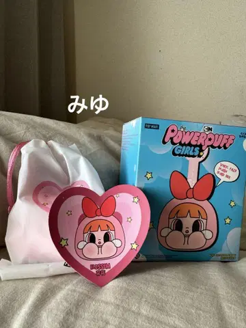 팝마트 CRYBABY 파워퍼프걸 파워퍼프 봉제 인형 스트랩