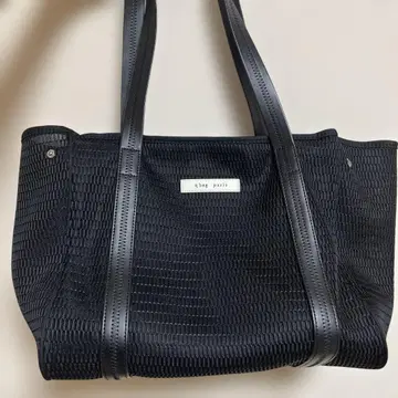 [ 새상품급 ] qbag paris nest zip M 블랙 마더백