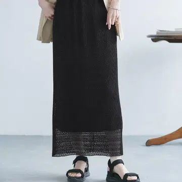 로페피크닉 레이스 아이라인 스커트