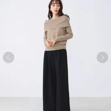 [ 완판템 ] Demi-Luxe BEAMS 오프숄더 니트