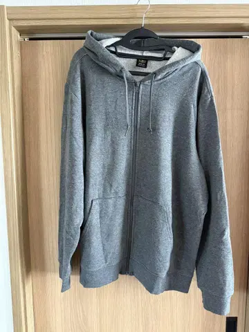 ATHLETIC WORKS 그레이 풀 지퍼 후디 XL