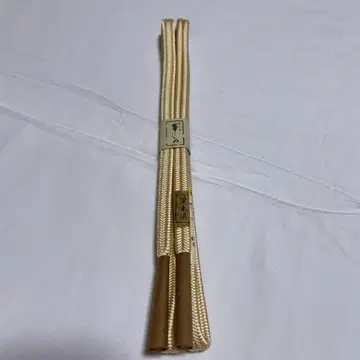허리띠 초목 염색 베이지 계열 순수 실크 미사용품