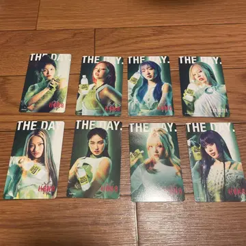 HANA 바디멘테 트레이딩 카드 컴플리트 세트 전 종류 8종류 짱민아