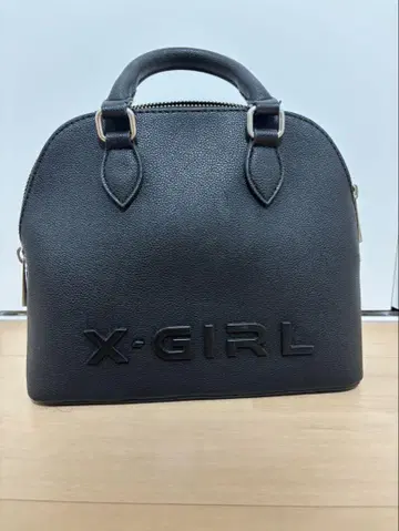 X-GIRL 블랙 숄더백