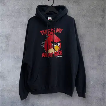 ANGRY BIRDE 후디 후드티 블랙 2XL