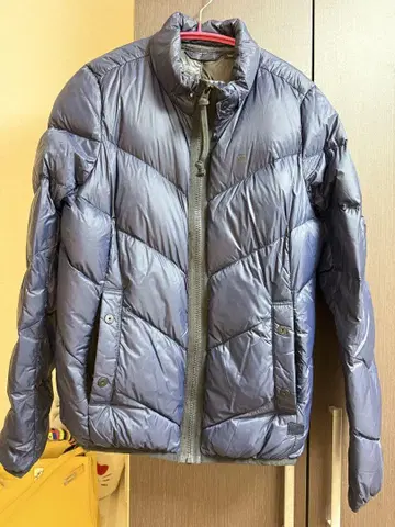 G-Star RAW 다운 자켓 네이비 얇고, 초경량 남녀 공용 S