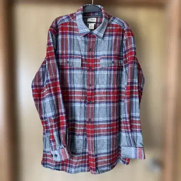 LL.Bean 체크 무늬 긴팔 셔츠