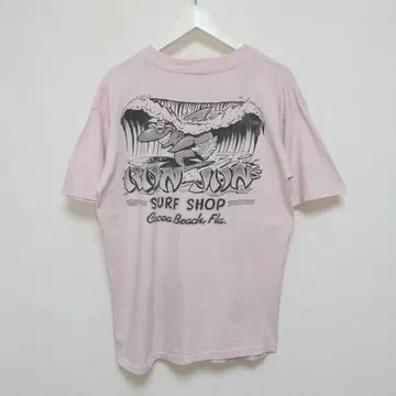 80s XL RONJON 론존 티셔츠 ONEITA 서프 USA 제조