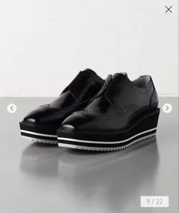 애로우즈 슬립온 옥스퍼드 블랙 24cm