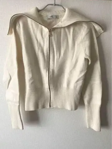 한정판 미사용 새상품 인기 ZARA 세일러 카라 상의 니트 가디건 완판템