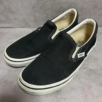 [반스] (23.5) 스니커즈 슬립온 블랙 캔버스 V98CLA