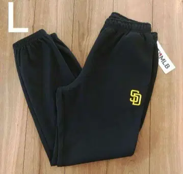새상품 MLB 파드레스 스웨트 팬츠 남성용 블랙 L
