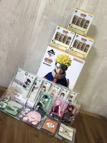 NARUTO 우즈마키 나루토 피규어 제일복권 중급닌자 시험 세트