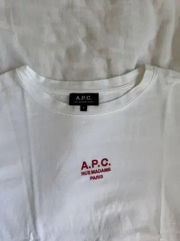 A.P.C. 화이트 셔츠 S 사이즈