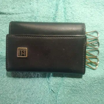 dunhill 블랙 가죽 키케이스