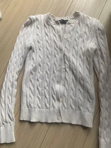 로렌 랄프 로렌 케이블 가디건