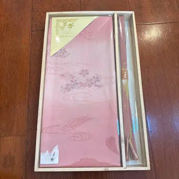 오비 장식 천 허리띠 세트 핑크