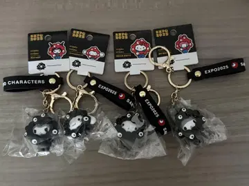 오사카 간사이 엑스포 산리오 키티 마이멜로디 쿠로미 시나몬 키링