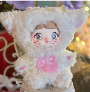 nommi QiQi 동물 봉제 인형 키링 양 화이트 NENE2