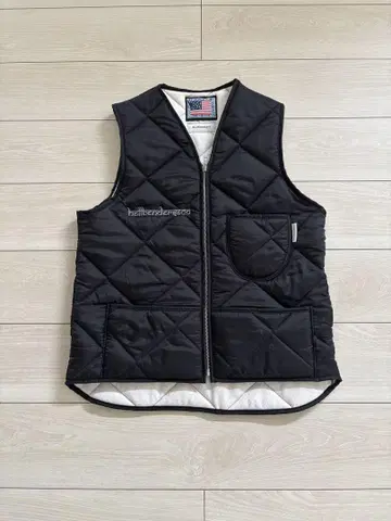 HELLBENDERS&CO. 블랙 퀼팅 베스트