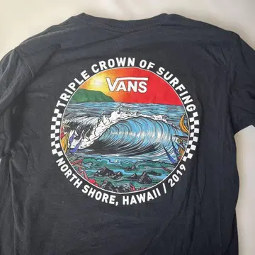 vans 하와이 한정판 긴팔 T셔츠