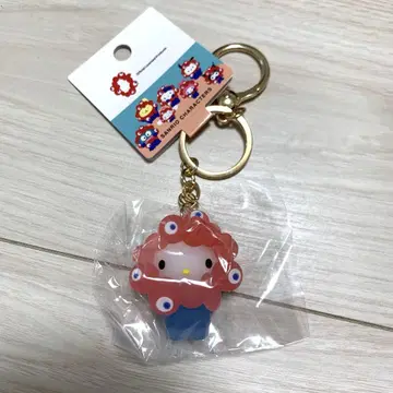 산리오 미야쿠미야쿠 클리어 키링 키티
