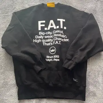 F.A.T. 트레이닝복 블랙 스키니