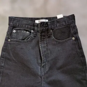MOUSSY 블랙 스키니 데님