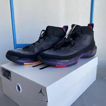 Jordan 37 블랙/퍼플/오렌지 28.5