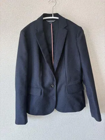 TOMMY HILFIGER 네이비 테일러드 자켓