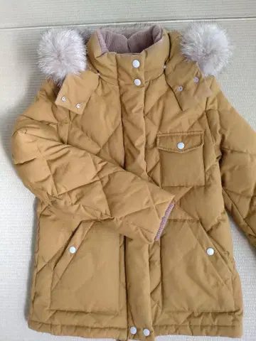 휴먼 우먼 퍼 패딩 자켓