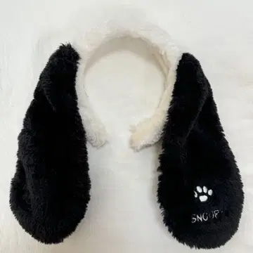 SNOOP 강아지 귀 머리띠