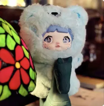 nommi QiQi 동물 봉제 인형 키링 곰 BINBIN 2