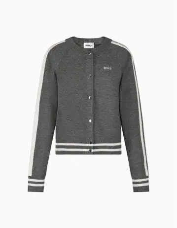 [정품] BIBIY 25AW TRACK CARDIGAN 그레이