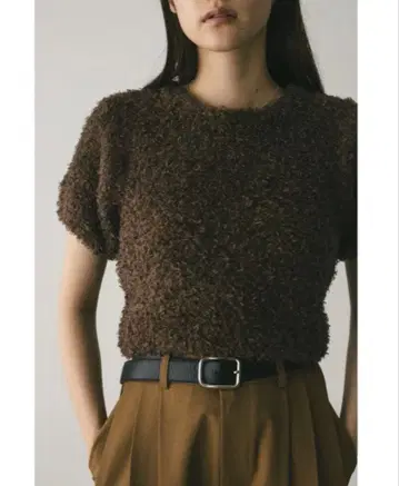 STYLEMIXER 플러피 퍼 니트