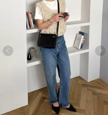 디스코트 빈티지풍 스퀘어 숄더백