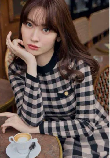 Plaid Jacquard Knit Dress herlipto