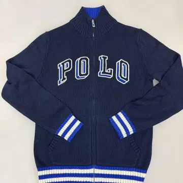 새상품급 POLO 네이비 집업 가디건 M 사이즈