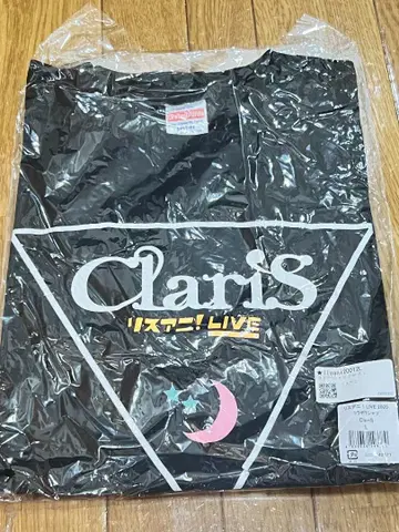 ClariS 리스아니! LIVE T셔츠 블랙 L 사이즈