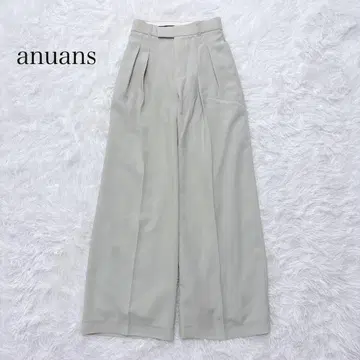 anuans 아뉴앙스 2025 투 턱 와이드 팬츠 민트 S
