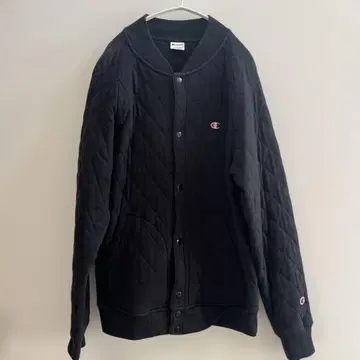 Champion 퀼팅 자켓 L 사이즈 블랙