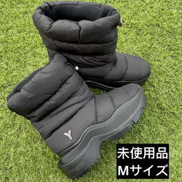 YELLO 겨울 무스탕 부츠 스노우 부츠 블랙